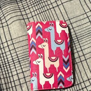 Colorful Llama Print  Wallet Braxton